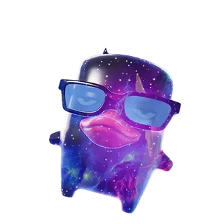 Galaxy duck sprite
