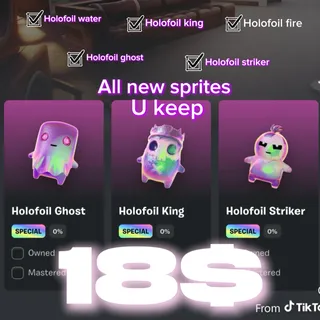 holo foil sprites