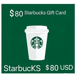 $80.00 USD Starbucks