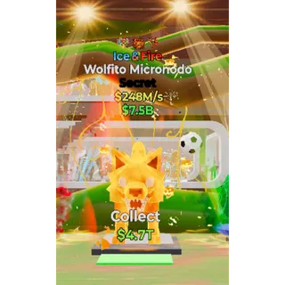 STEAL THE BRAINROT FORTNITE ice & fire wolfito micronodo