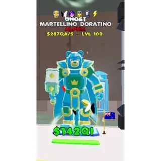 KICK A LUCKY ROT MARTELLINO DORATINO
