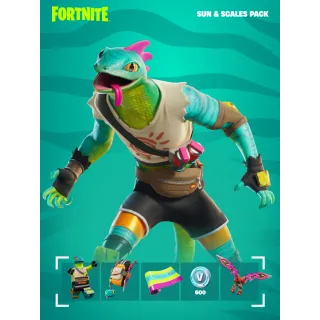 Fortnite Sun Scales Pack + 600 V-Bucks (GLOBAL) PC/PS/XBOX