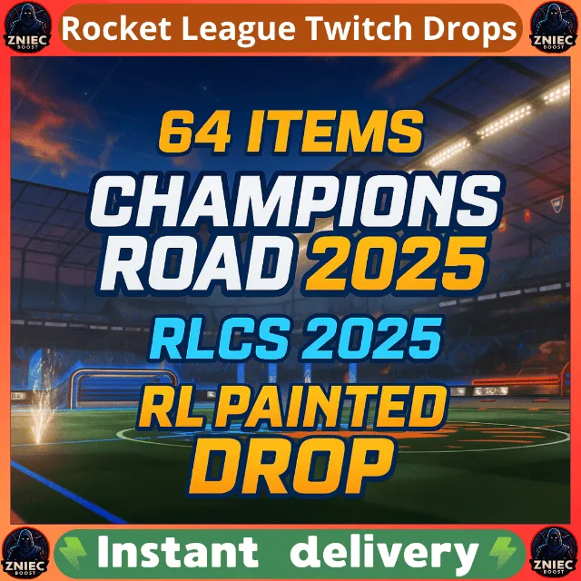64 Items | RLCS 2025 | Champions Road 2025 | RL Painted Drop | Wheels ...