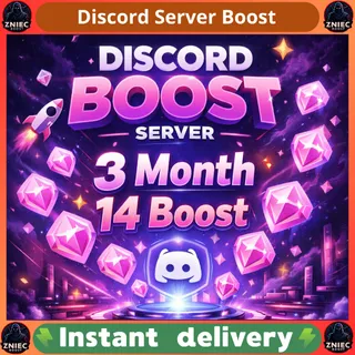 Discord Server Boost X14 3 Month Warranty
