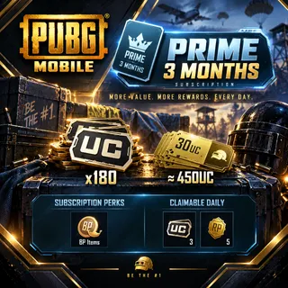 PUBG Mobile Prime 3 Months