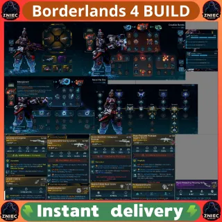 Best Red Tree Harlowe Build - Nuclear Winter - INGAME | Borderlands 4