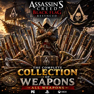 The complete collection of weapons (All Weapons) 63 Pieces | Assassin's Creed Black Flag Resynced [ PC/PS/XBOX ]