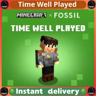 Time Well Played Reward - Minecraft JAVA - BEDROCK EDITION