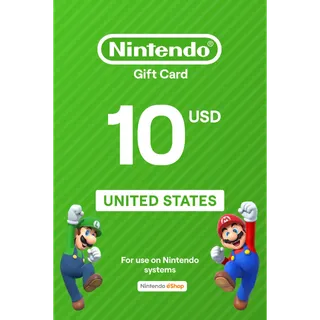 10 USD Nintendo eShop