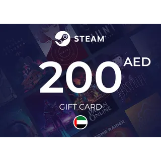 200 AED Steam Wallet