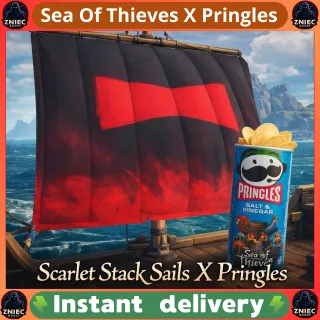 Sea Of Thieves X Pringles | Scarlet Stack Sails 