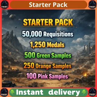 Starter Pack | Requisitions + 1250 Medals + 850 Samples + XP Weapon/Char | Helldivers 2 [PC/PS/XBOX]