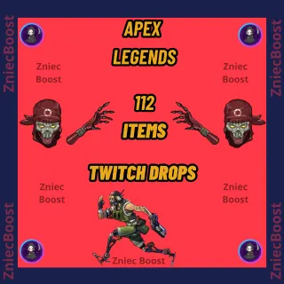 ☑️[ 112 Items ] SKINS | SPRAYS | PACKS | CHARMS | SCREENS | WEAPON [ Twitch Drops Apex ] ☑️ Apex Legends