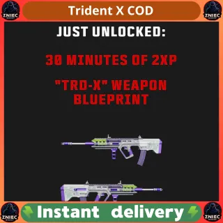 Trident X COD + TRD-X CoD MW3 + 30Min 2XP Boost MW3/BO6/BO7/WARZONE