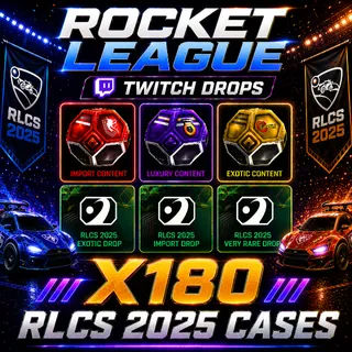 X180 RLCS 2025 CASES | Rocket League Twitch Drops