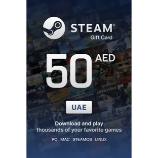 50 AED Steam Wallet