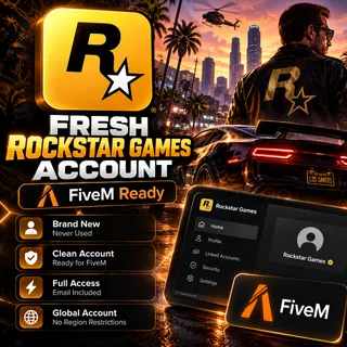 Fresh Rockstar Games Account | Social Club | FiveM Ready
