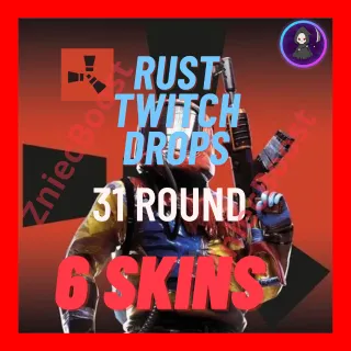 [ 31 ROUND ] Rust Global Warfare | 6 Skins | [ Twitch Drops ]