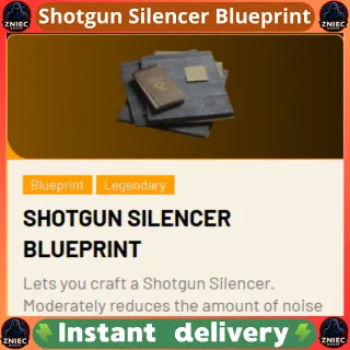 Shotgun Silencer Blueprint | ARC Raiders
