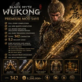 Black Myth: Wukong | PS5 MOD SAVE | All in game 