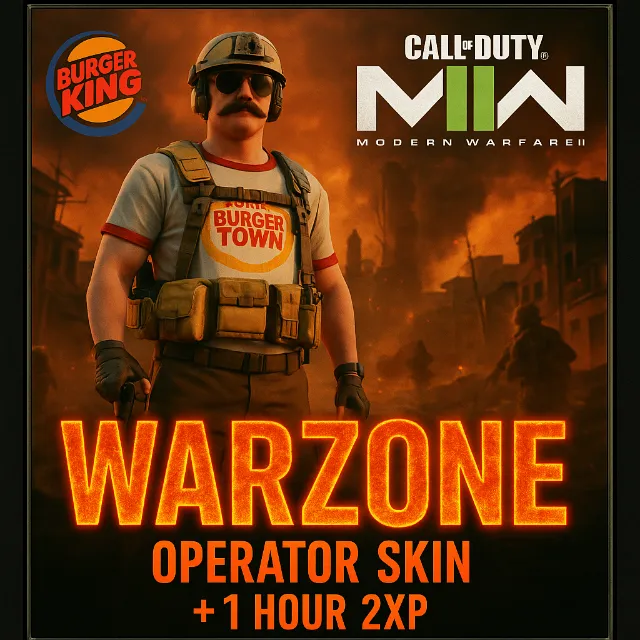Burger Town Operator Skin + 1H 2XP Boost | Activision Key (Global ...