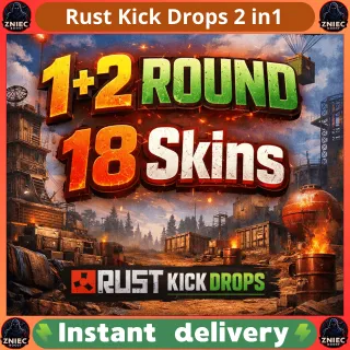 2 in 1 | Round 1 + 2 | 18 Skins | Rust Kick Drops