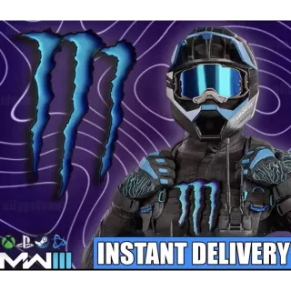 Blue Lo Profile Operator Skin Monster Energy ( Global ) BO6|Warzone