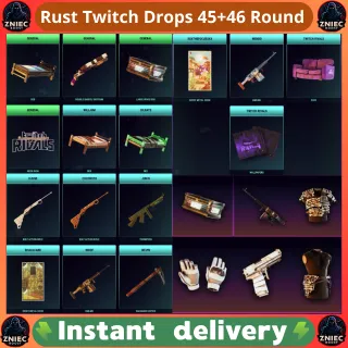 Round 45 + 46 | 23 Skins | Trust in Rust + Team Battle VI | Rust Twitch Drops