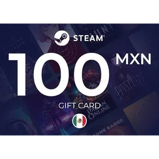 100 MXN Steam Wallet