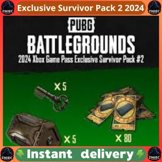 PUBG Exclusive Survivor Pack 2 2024 | Playerunknowns Battlegrounds | XBOX