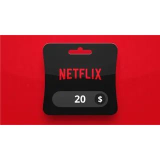 Netflix 20 USD