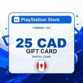 25 CAD PlayStation Store