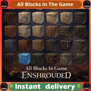 All Blocks In The Game For Construction | Enshrouded