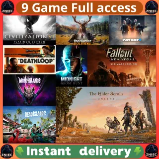 [ Epic Games 9 Game ] Fallout: New Vegas — Ultimate Edition + DEATHLOOP + The Elder Scrolls Online + Dead Island 2