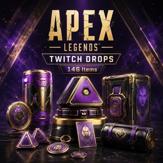 146 Items | Character Skins + Weapon Skins + Badge + Packs | Apex Legends Twitch Drops