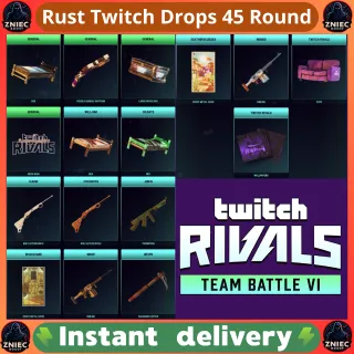 Round 45 | 17 Skins | Team Battle VI | Rust Twitch Drops