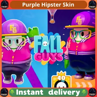 Fall Guys - Purple Hipster Skin