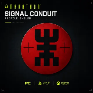 Signal Conduit Profile Emblem | Marathon TikTok Drops