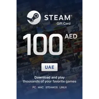 100 AED Steam Wallet