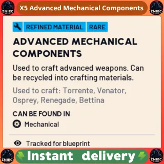 X5 Advanced Mechanical Components - ARC Raiders