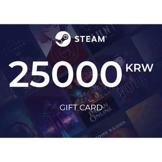 25000 KRW Steam Wallet