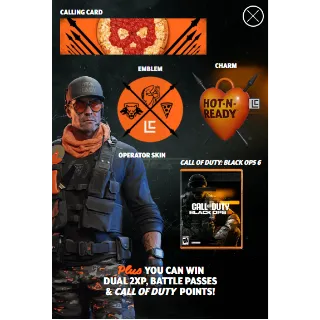 [ Black Ops 6 ] Little Caesars Pizza Bundle 1 CODE | Activision Key (Global)