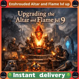 Upgrading the Altar and Flame to level 9 | Enshrouded