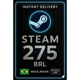275 BRL Steam Wallet