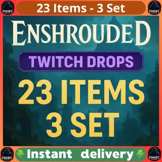 23 Items | 3 Set | Exclusive Hollow | Flame Pact | Empyrean | Enshrouded Twitch Drops