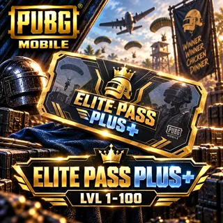 PUBG Mobile Elite Pass Plus LVL 1-100