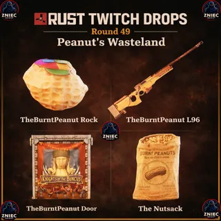 Round 49 Peanuts Wasteland | 4 Skins | Rust Twitch Drops 