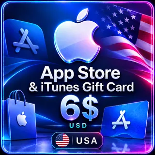 App Store & iTunes Gift Card $6 USD | USA
