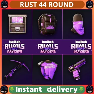 Rust Twitch Rivals Drops | Round 44 | Base Invaders | 6 Skins 