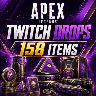 158 Items | Character Skins + Weapon Skins + Trackers + Packs + Charms | Apex Legends Twitch Drops